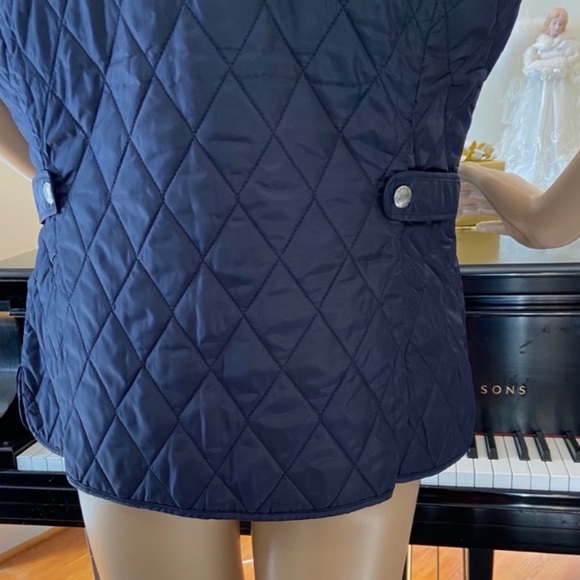 NWT Banana Republic quilted navy field vest - Picture 15 of 16